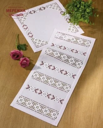 Фото Permin набір для вишивання в техніці хардангер 10-7847