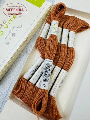 Фото DMC вовняна нитка Eco Vita 101