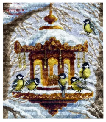 Фото Набір для вишивання хрестиком Чарівна Мить Хлібні крихти небес М-586