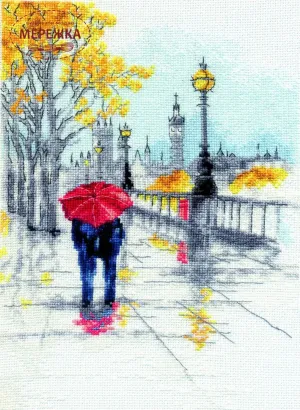 Фото Набір для вишивання хрестиком Чарівна Мить Шепіт дощу М-559