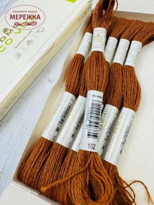 Фото DMC вовняна нитка Eco Vita 102