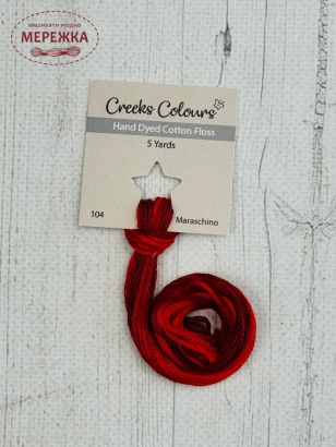 Фото Stoney Creek Creeks Colours Overdyed Floss Maraschino CC104