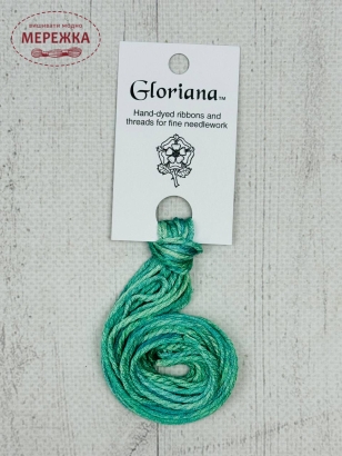 Фото Gloriana Silk Floss 6yds, Monet`s Pond Green GLO 108