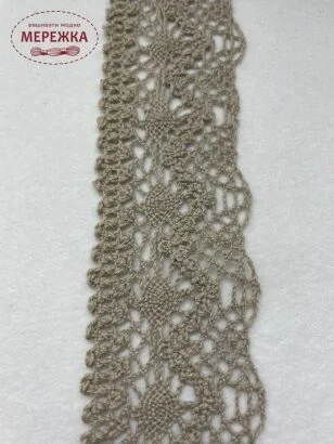 Фото Мереживо сіре, 100% бавовна (111) 3/1