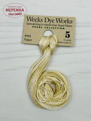 Фото Муліне ручного фарбування Weeks Dye Works Pearl #5 Fawn 1111