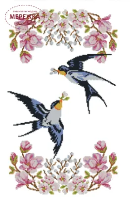 Фото Схема для вишивання бісером Модна Вишивка Рушник великодній РП-30/1