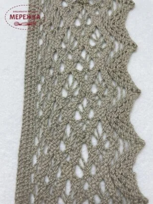 Фото Мереживо сіре, 100% бавовна (115) 77/2