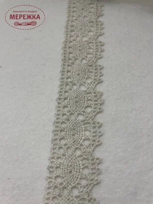 Фото Мереживо сіре, 100% бавовна (116) 47/1