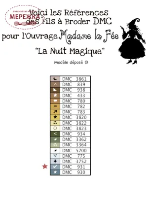 Фото Madame la Fee Схема La Nuit Magique -117 988092