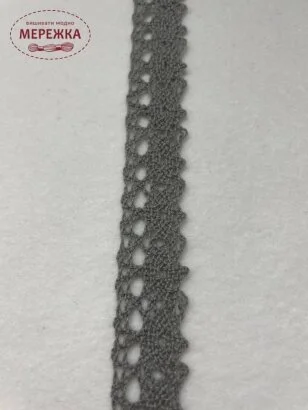 Фото Мереживо сіре, 100% бавовна (128) 103-107/5