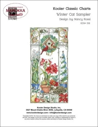 Фото Kooler Design Studio Схема Winter Cat Sampler (Nancy Rossi) KDS-1591