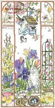 Фото Kooler Design Studio Схема Spring Cat Sampler (Nancy Rossi) KDS-1588