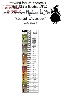Фото Madame la Fee Схема Bientot l'Automne -131 988088