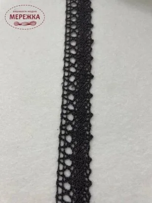 Фото Мереживо сіре, 100% бавовна (134) 87427