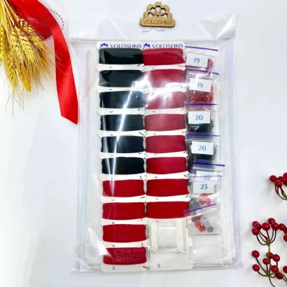 Фото Набір для вишивання хрестиком Voloshka Рушник весільний VRM_002_R