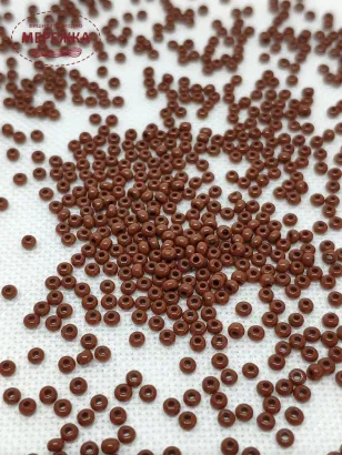 Фото бісер коричневий 13600
