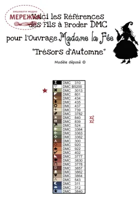 Фото Madame la Fee Схема Tresors d'Automne -138 988087