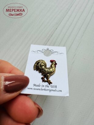 Фото Susan Clarke Originals Rooster Button BE-144