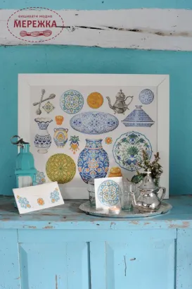 Фото Creation Point de Croix Журнал Agenda / Calendrier 2014 Les Plus Belles