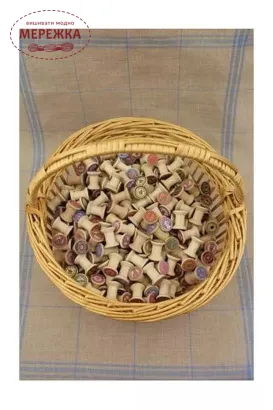 Фото Sajou Бобіни-котушки, дерево, 15 wooden spools - small - Sajou box BOIS_BOB_MIN_15