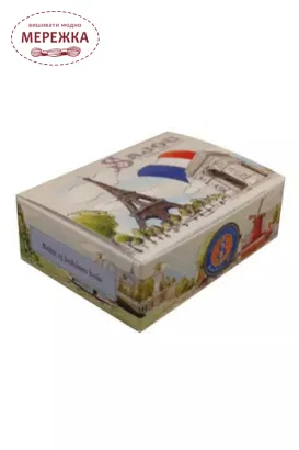 Фото Sajou Бобіни-котушки, дерево, 15 wooden spools - small - Sajou box BOIS_BOB_MIN_15