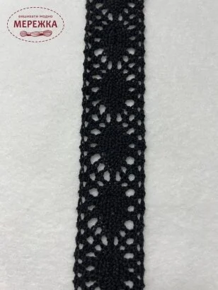 Фото Мереживо чорне, 100% бавовна (152) 99872
