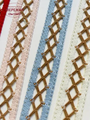 Фото Мереживо кольорове 100% бавовна 155/6