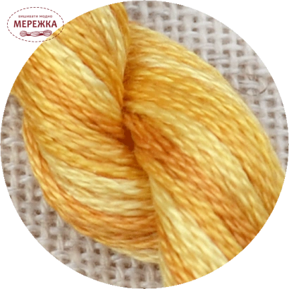 Фото TelaArtis Муліне ручного фарбування Мед 155