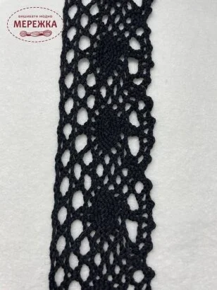 Фото Мереживо чорне, 100% бавовна (162) 99787