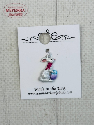 Фото Susan Clarke Originals Easter Bunny Charm C-1628 - Пришивний елемент