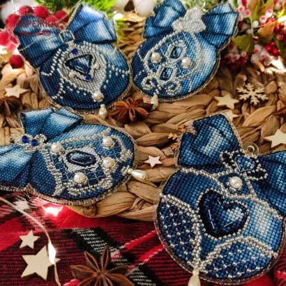 Фото Набір для вишивання хрестиком Сузір'я Єдинорога Іскра завірюхи (прозора з гнучкого пластика з підвісом) С1 гн