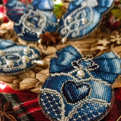 Фото Набір для вишивання хрестиком Сузір'я Єдинорога Кришталева іскра (прозора з гнучкого пластика з підвісом) С4 гн