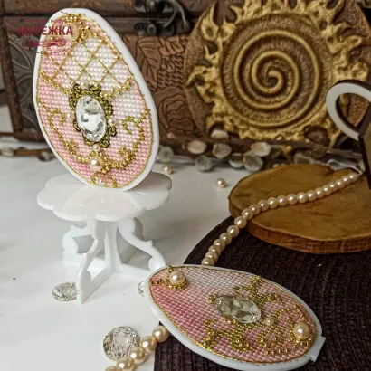 Фото Набір для вишивання хрестиком Сузір'я Єдинорога Перлинні скарби -1 (основа прозора з гнучкого пластика на підвісі) 1001