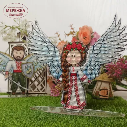 Фото Набір для вишивання хрестиком Сузір'я Єдинорога Ангел (основа гнучка +підставка) 1005 гн