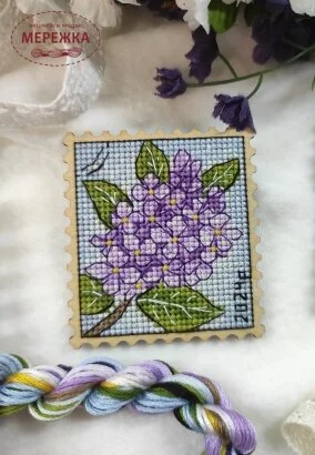 Фото Набір для вишивання хрестиком ZAYKA STITCH Бузок 040