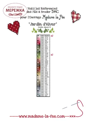Фото Madame la Fee Схема Jardin d'Hiver -171 988076