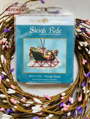 Фото  Mill Hill Вінтажні сани МН16-1732