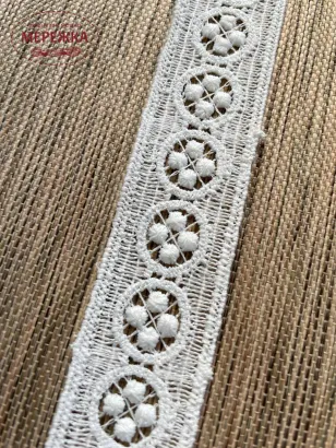 Фото Мереживо біле 100% бавовна 174/3