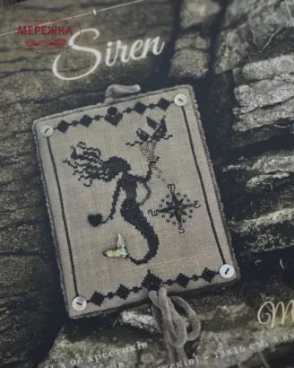 Фото Вікторія Попович Схема Siren (Сирена)+пак бісеру та ниток (original) VP-027