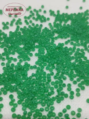 фото бісер 17856 зелений