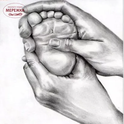 Фото Алмазна вишивка Щастя в долонях, 30*30 см. 178580