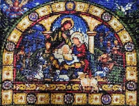 Фото Діамантові ручки Вітраж Різдво, 178650