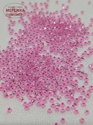 Фото бісер 18275 рожевий