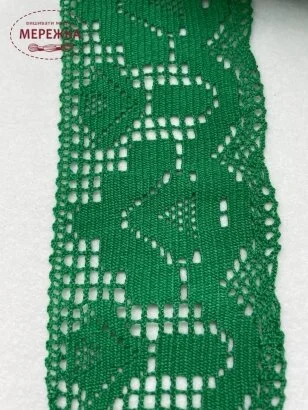 Фото Мереживо зелене, 100% бавовна (188) 987605