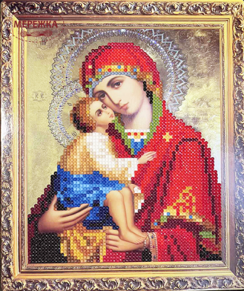 Фото набір алмазна мозаїка Богородиця