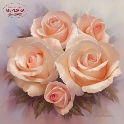 Фото набір алмазна техніка Ніжні троянди