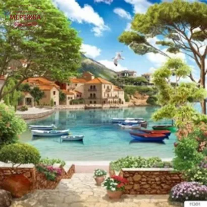 Фото алмазна мозаїка Лазурний берег