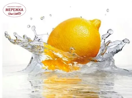 Фото Алмазна вишивка Діамантові ручки Лимон, 189321