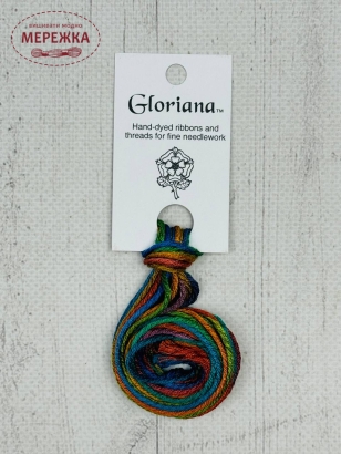 Фото Gloriana Silk Floss 6yds, Peacock GLO 191