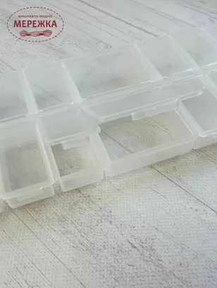 Фото Органайзер для бісеру 14 комірок арт.199252